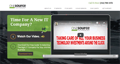 Desktop Screenshot of onesourcetechnology.com